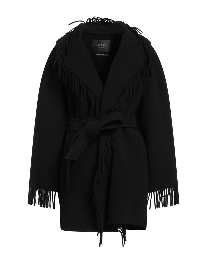 【関税＆送料込み】Balenciaga Raglan One Layer Coat In Blac Balenciaga Raglan One Layer coat in black/grey check