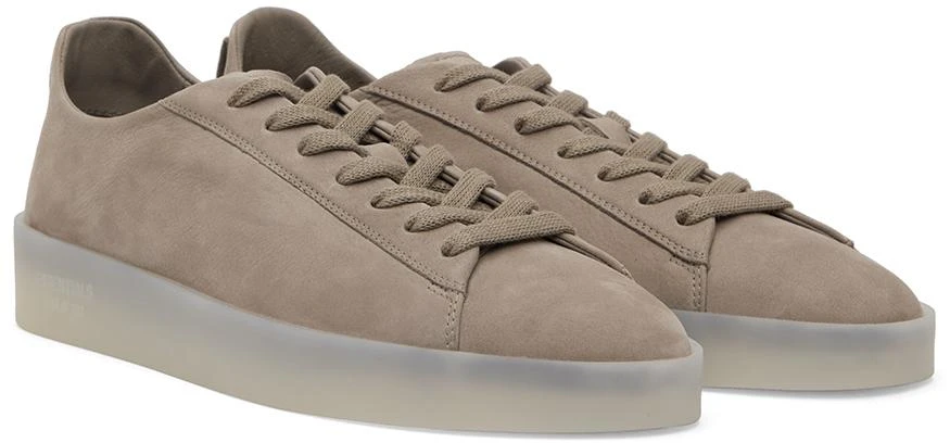 Essentials Taupe Tennis Low Sneakers 4