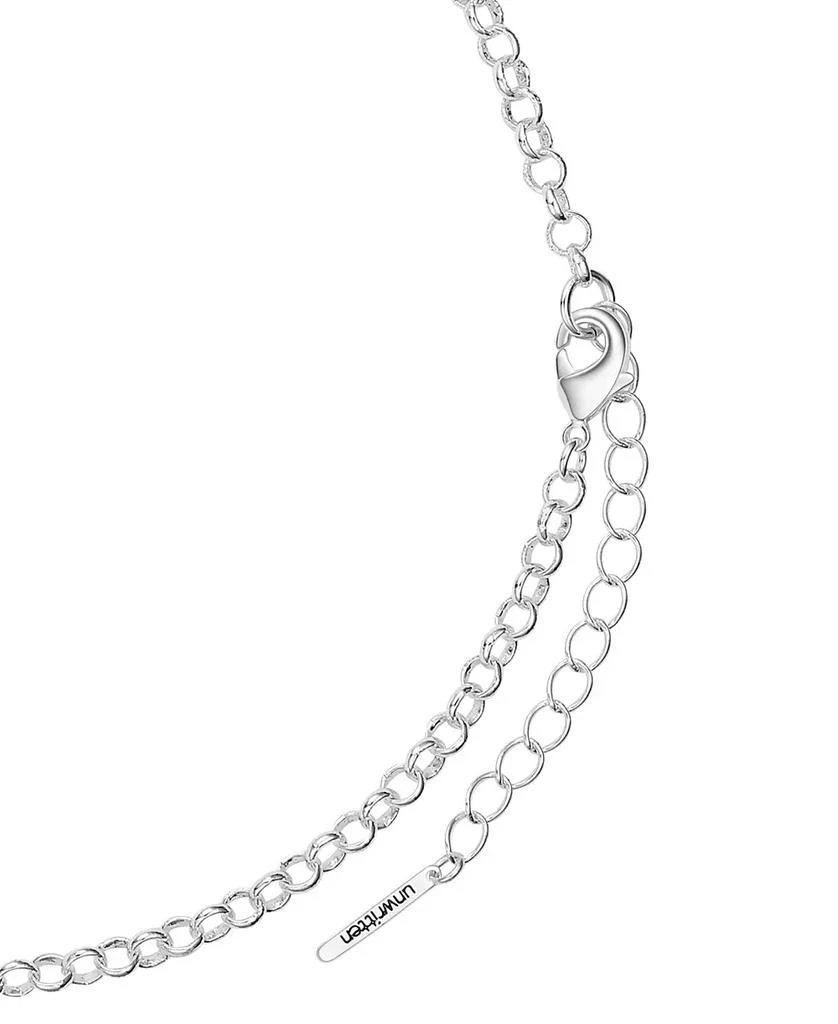 Unwritten Diamond Cut Clover Pendant Necklace 3