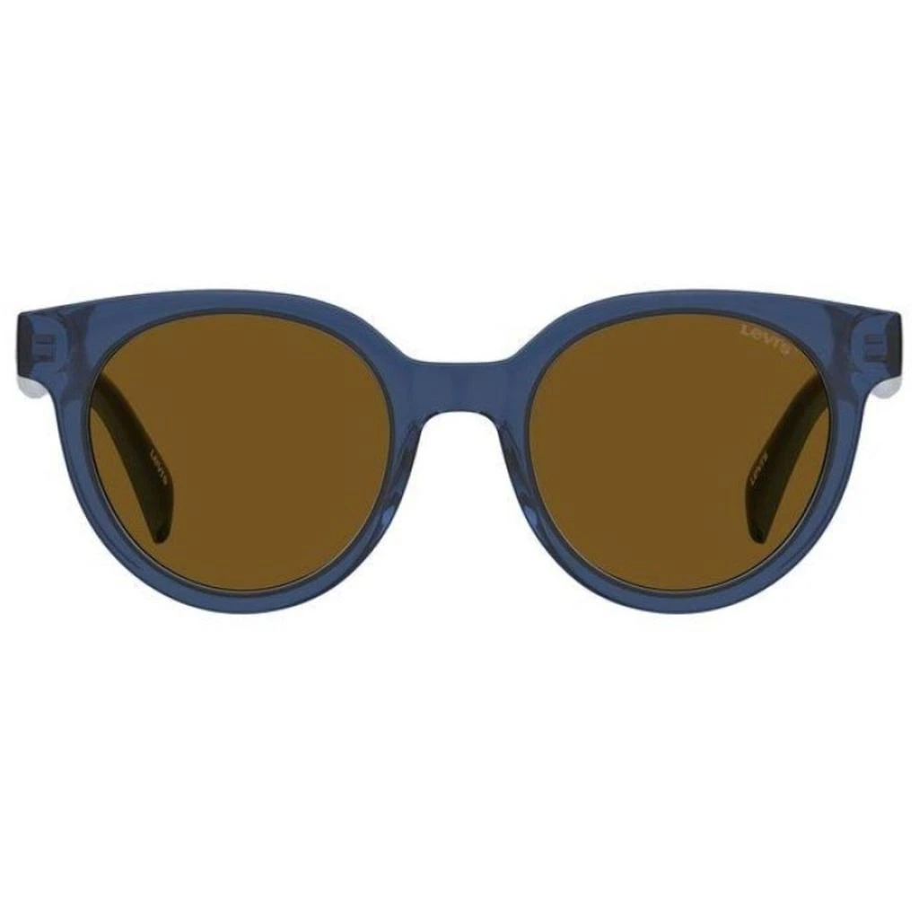 Levi's Levi's Unisex Sunglasses - Blue Cat Eye Frame Brown Lens | LEVI LV 1009/S 0PJP/70 2