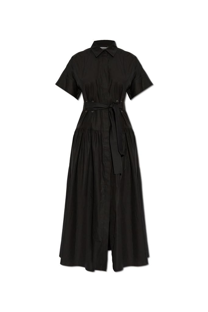 Max Mara 'S Max Mara Piega V-Neck Pleated Sleeveless Dress