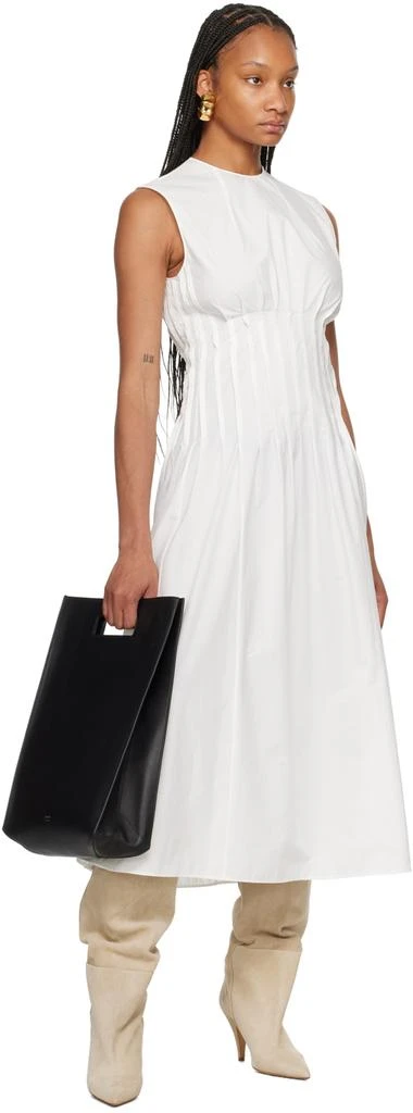 Khaite White 'The Wes' Maxi Dress 4