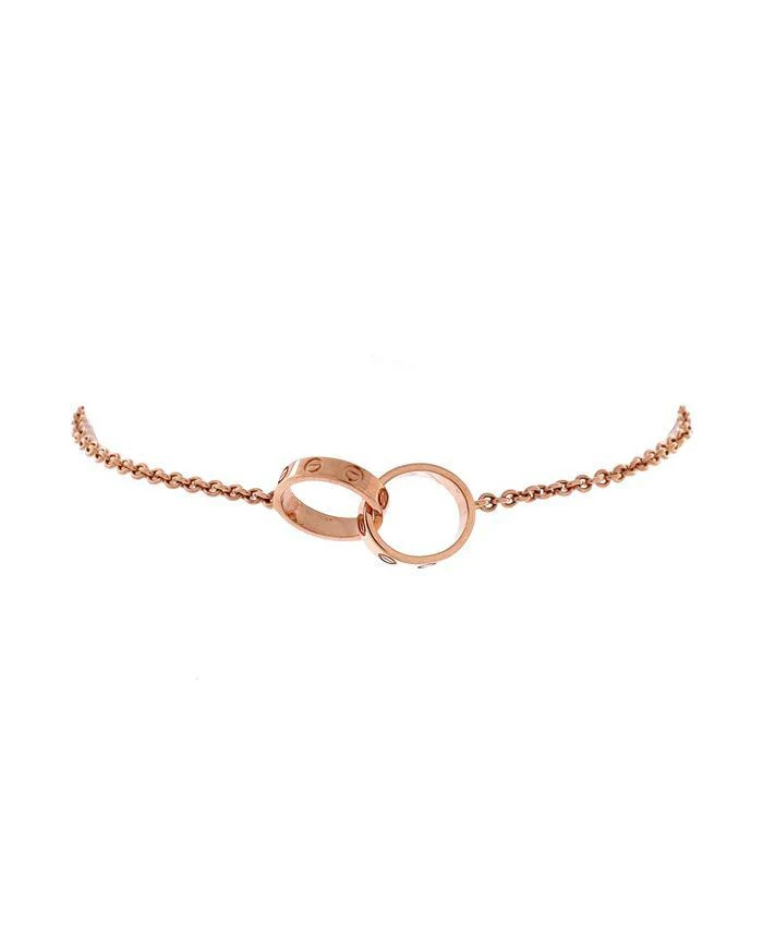 Cartier Love Interlocking Bracelet 18K Rose Gold
