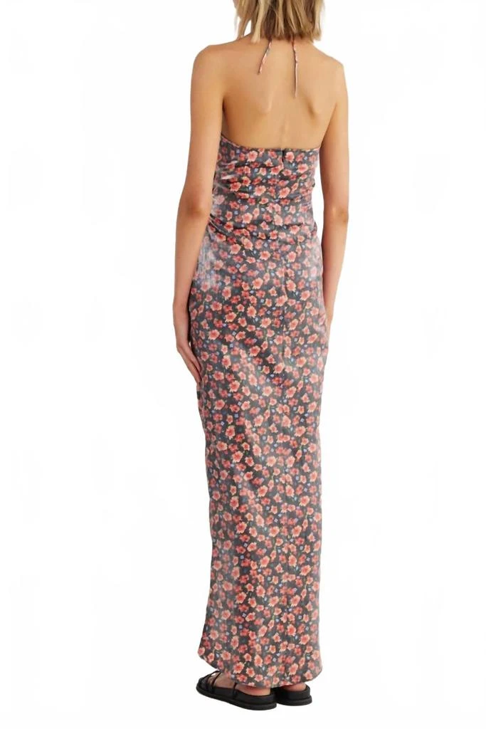 RUMER Label Soraya Maxi Dress In Black Floral 3