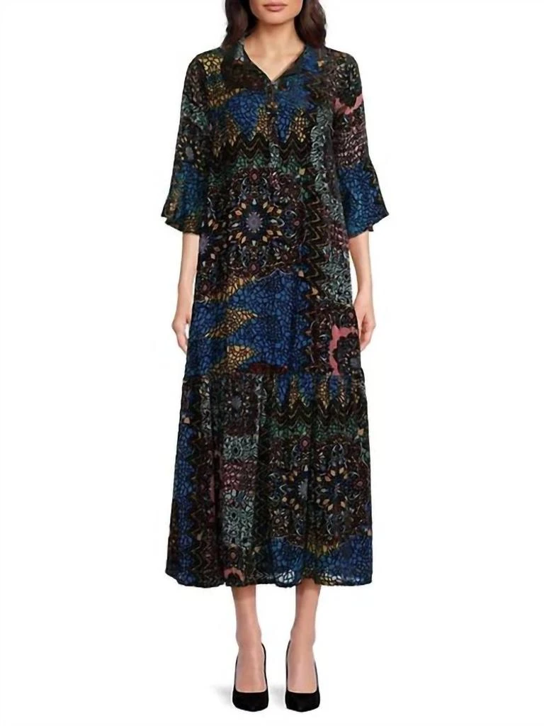 Johnny Was Johnny Was - NASH BURNOUT SLIP DRESS 1