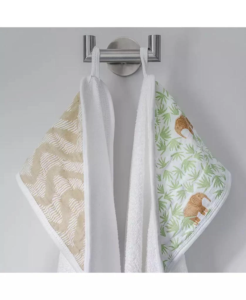 aden + anais Baby Boys or Baby Girls Hooded Bath Towels, Pack of 2 3