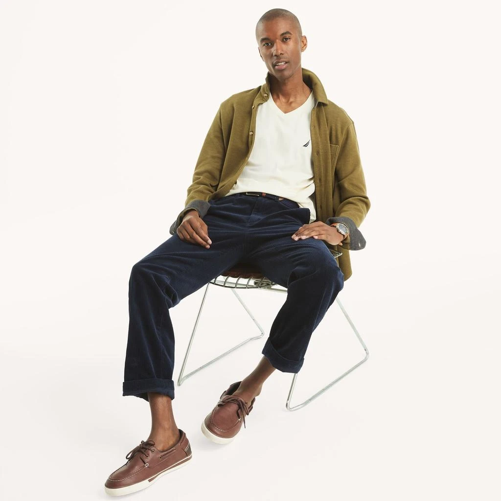 Nautica Mens Premium Cotton V-Neck T-Shirt 12