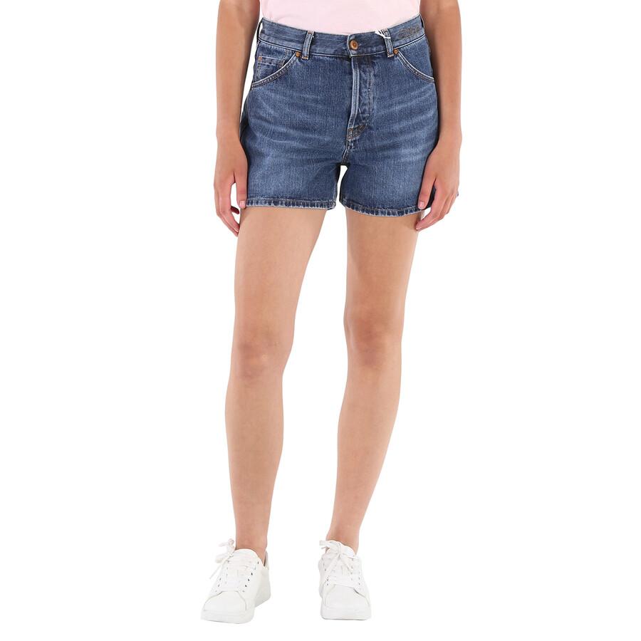 Chloé Ladies Kadovar High-Waisted Denim Jean Shorts