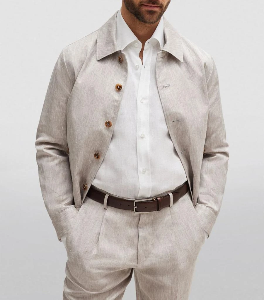 Hugo Boss Linen Long Shirt 5