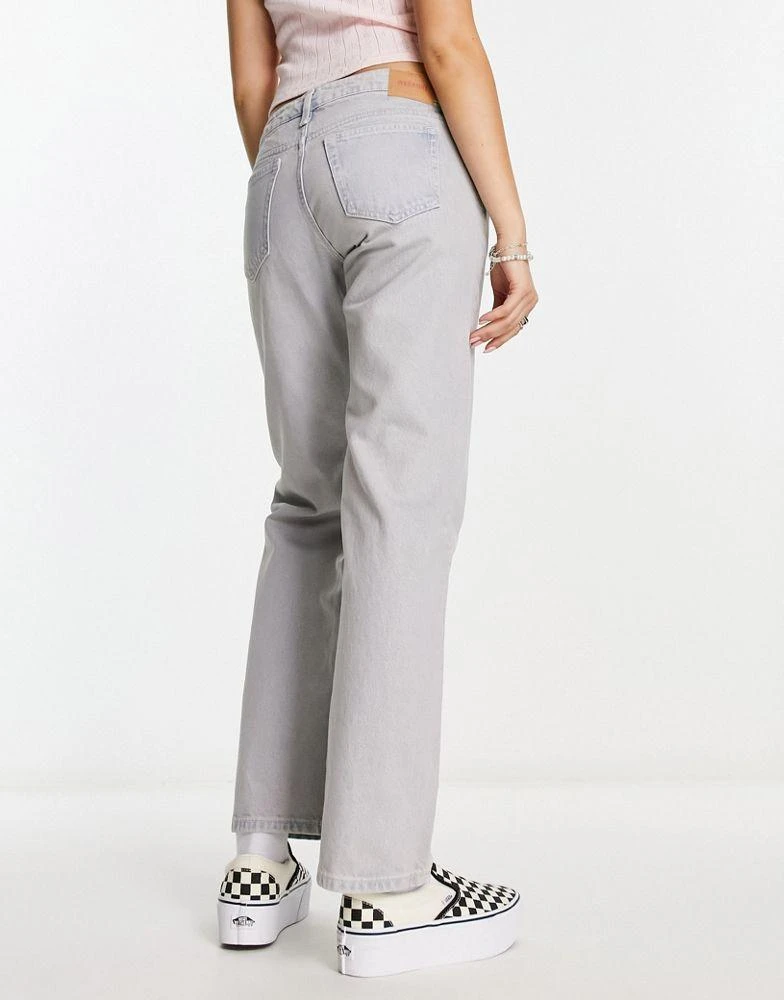 Weekday Weekday Arrow low rise straight leg jeans in artic blue 3