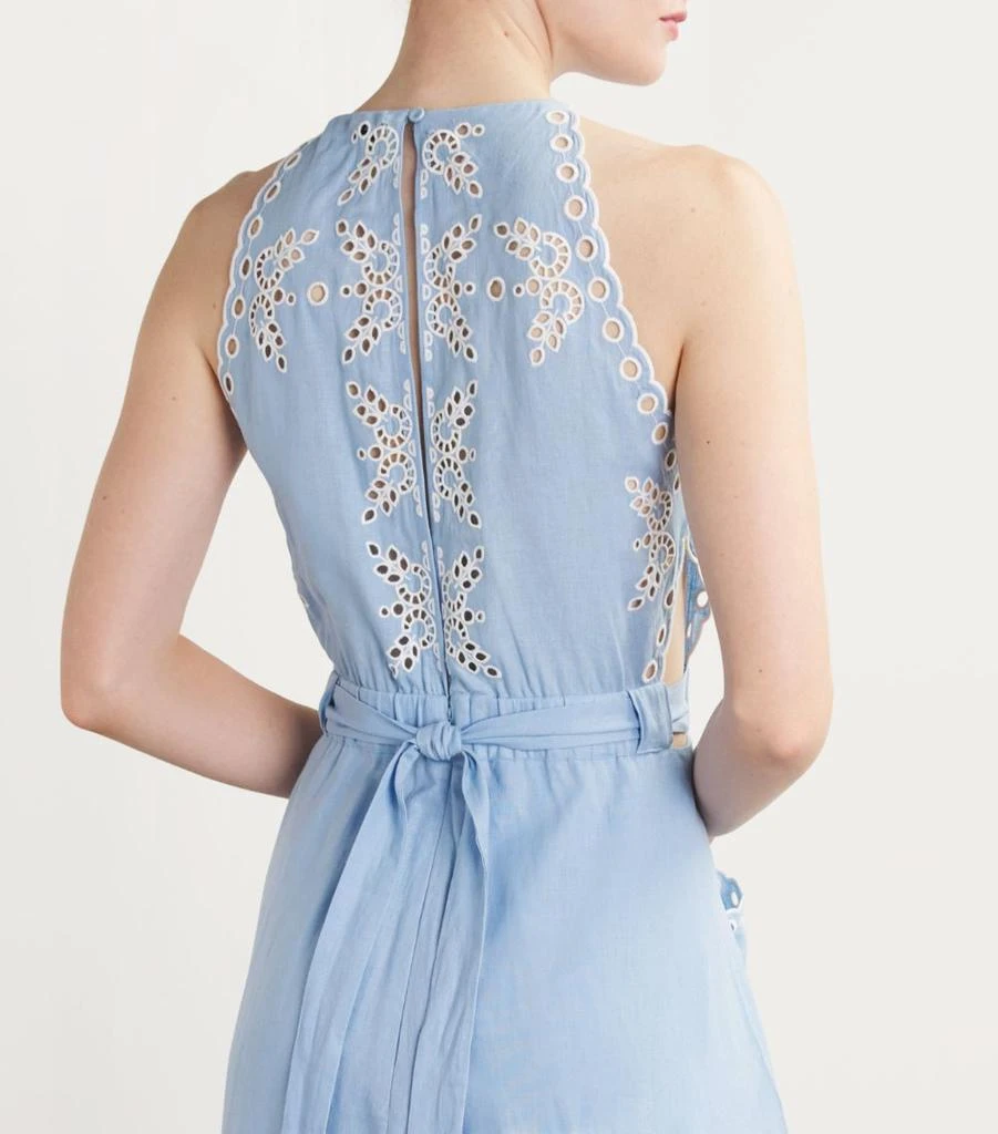 Sandro Embroidered Calypso Dress 4