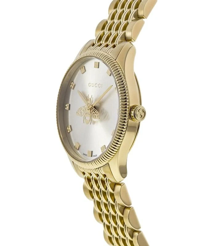 Gucci Gucci G-Timeless Silver Diamond Dial Yellow Gold PVD Women's Watch YA1265021 3