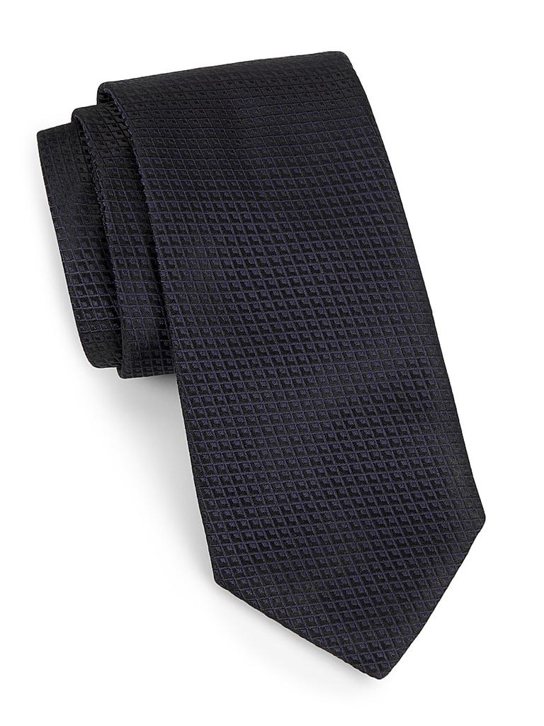 Canali Jacquard Silk Tie