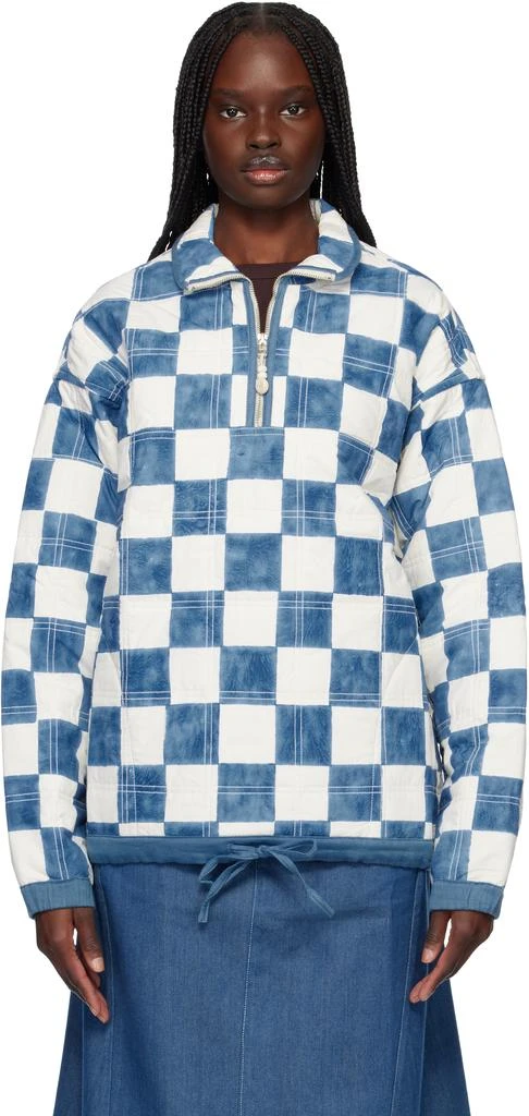 Story mfg. Blue & White Mineral Jacket 1