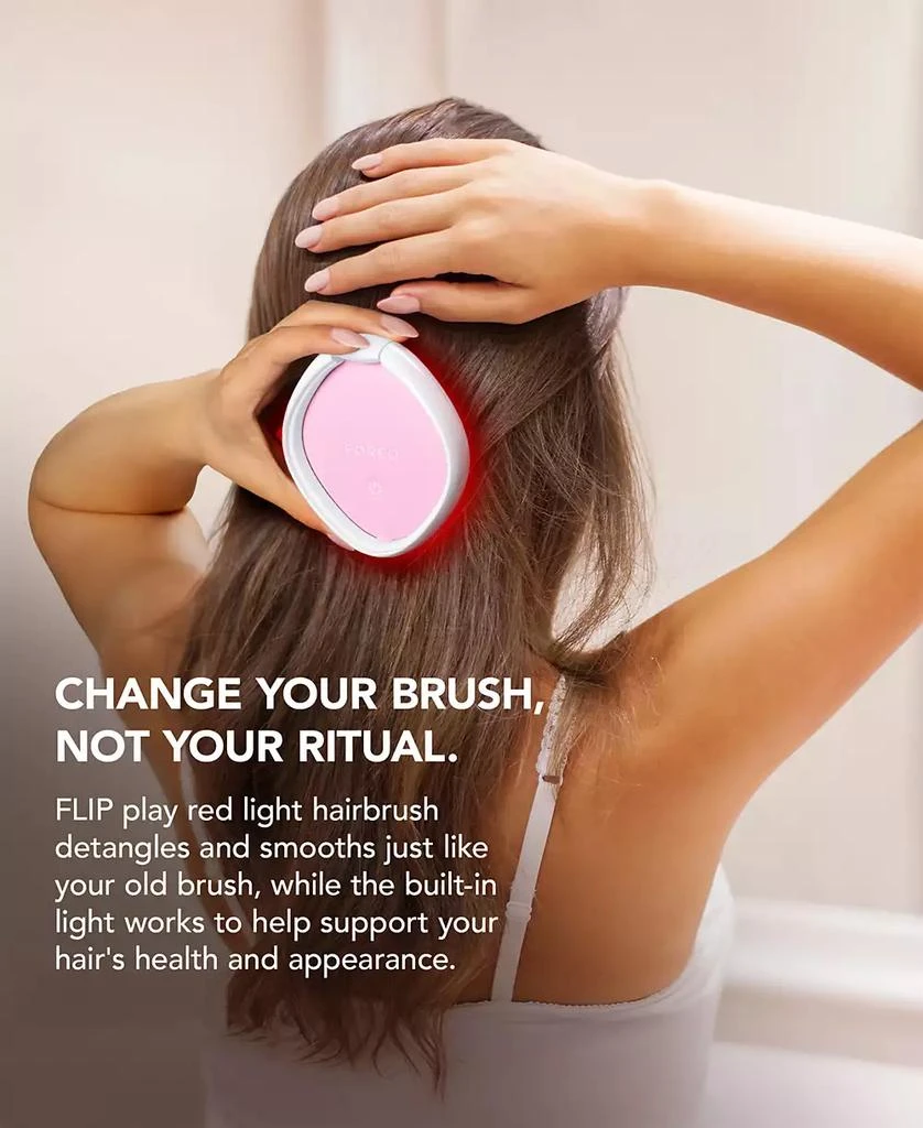 Foreo Flip Play Red LED Light Hairbrush 5