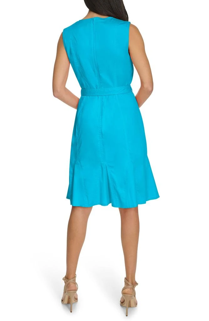 Calvin Klein Belted A-Line Dress 2
