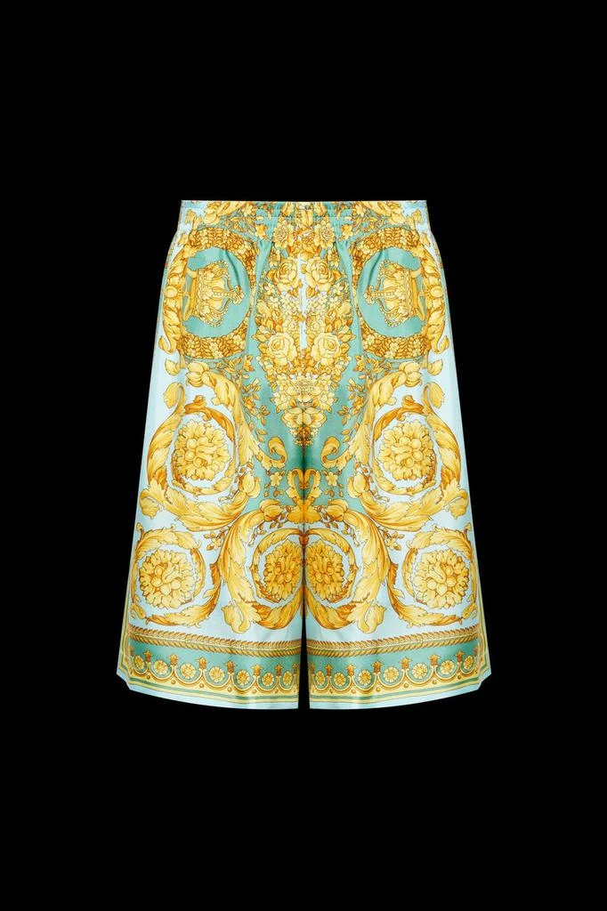 Versace Versace Barocco Printed Elasticated Waistband Shorts 1