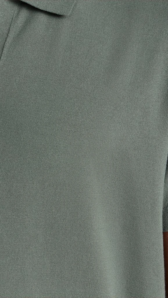 Club Monaco Short Sleeve Tech Johnny Collar Polo 5