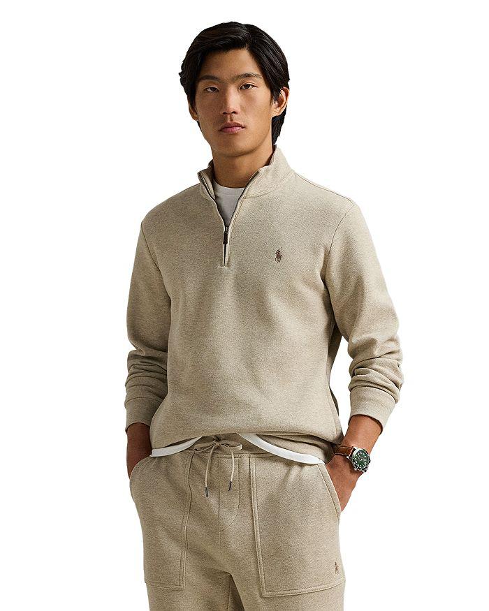 Ralph Lauren Double Knit Mesh Quarter Zip Pullover