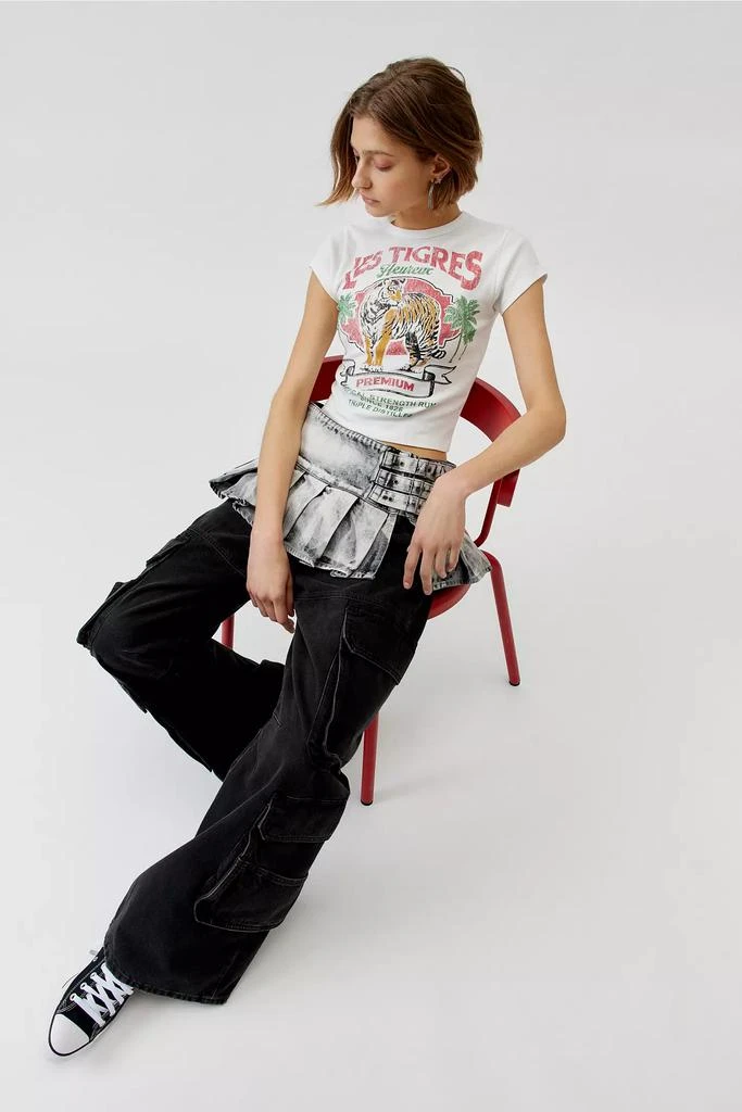 Urban Outfitters Les Tigres Graphic Fitted Baby Tee 2