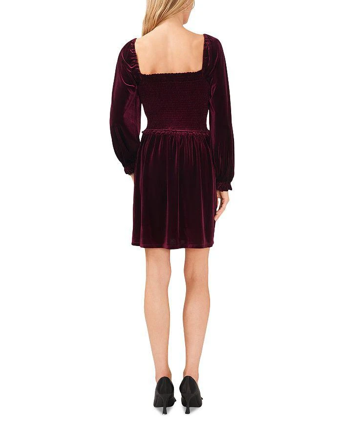 1. State Smocked Velvet Dress 4