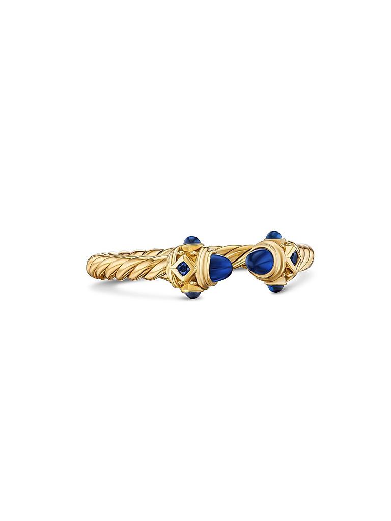 David Yurman Renaissance Open Ring in 18K Gold With Gemstones