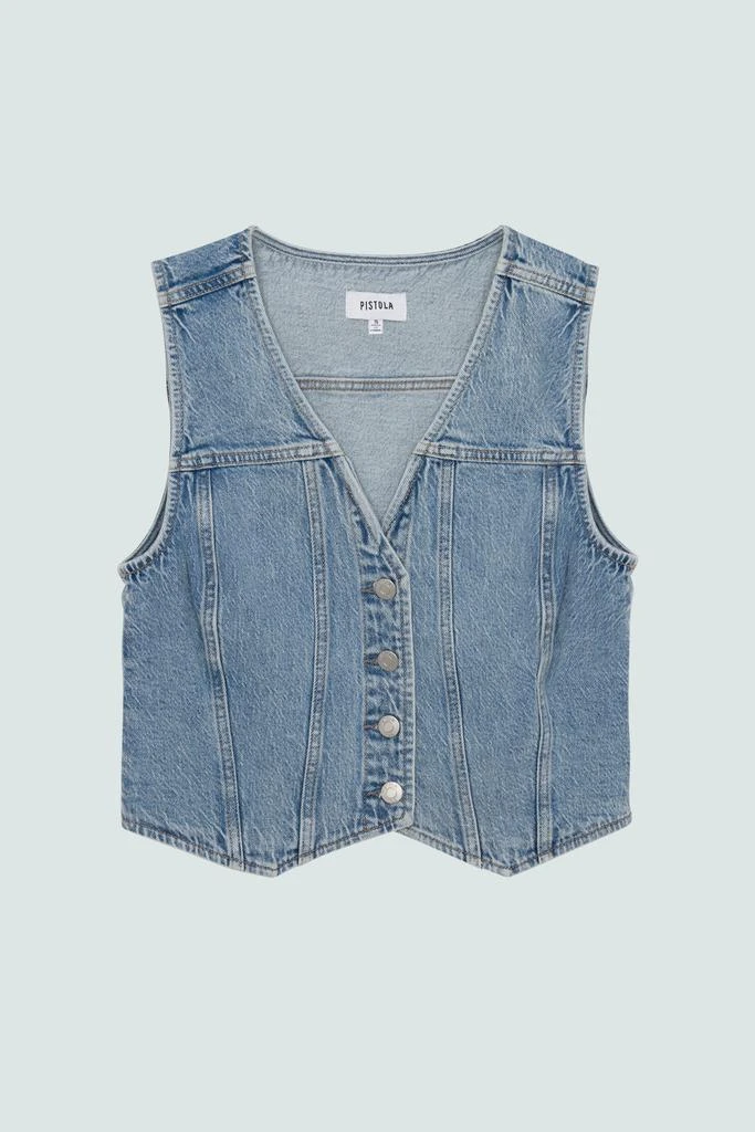 Pistola Denim Sydney Fitted Vest - Provence 5