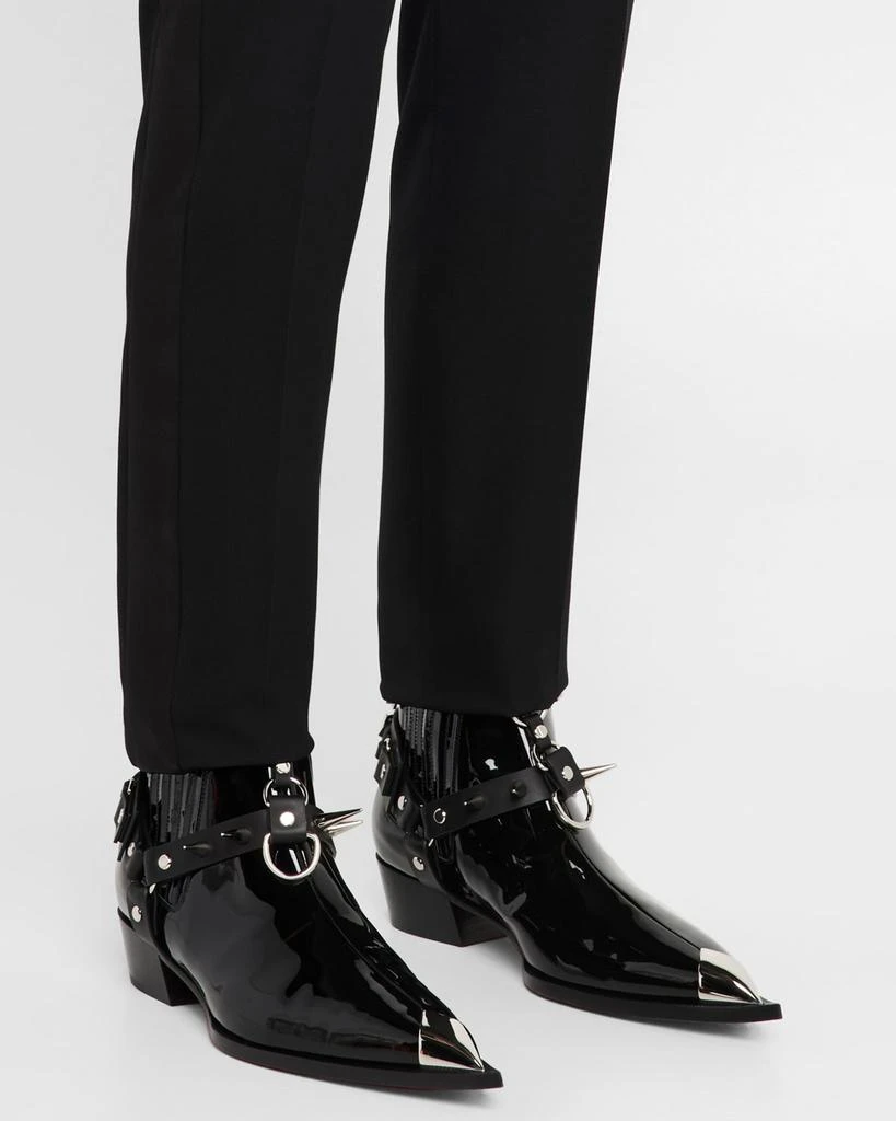 Christian Louboutin Men's Chesteviss Patent Leather Chelsea Boots - Free  Shipping - BeyondStyle