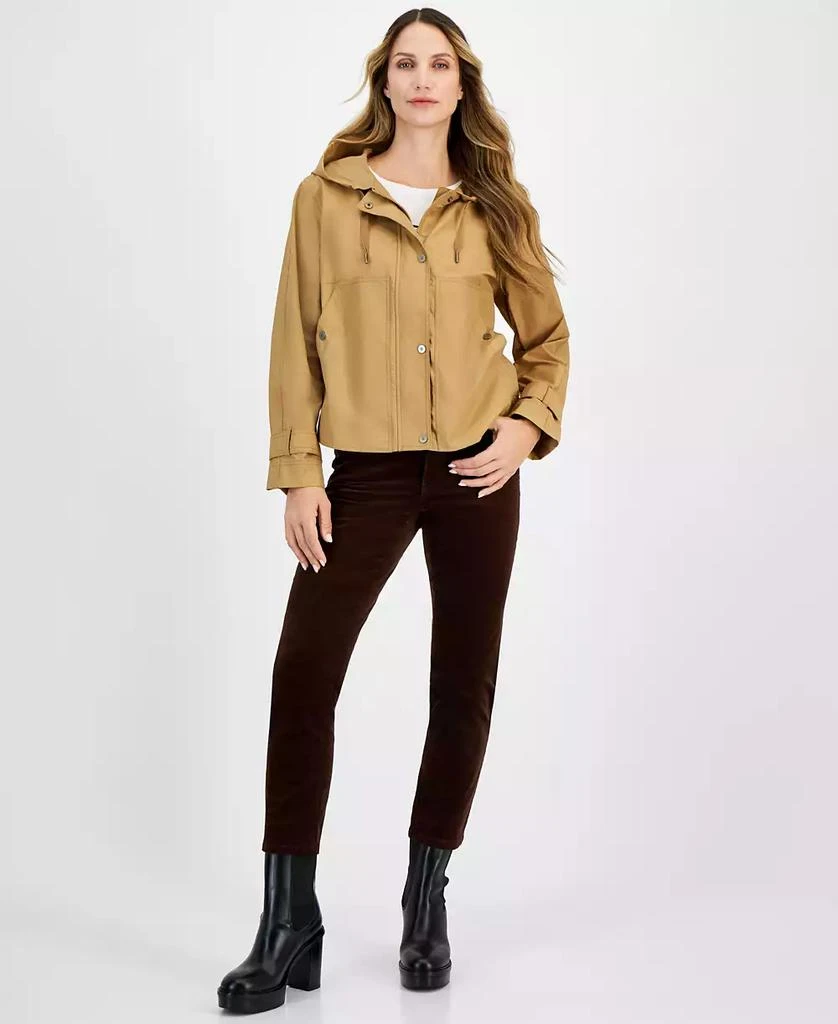 Tommy Hilfiger Women's Hooded Belted-Cuff Utility Jacket 2