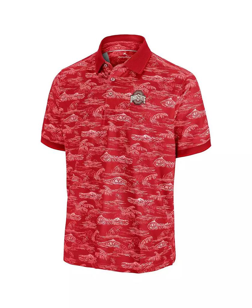 Tommy Bahama Men's Scarlet Ohio State Buckeyes Sport Bay View Polo Shirt