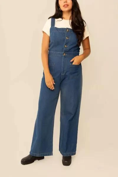 Whimsy and Row Whimsy + Row Grace Organic Cotton Denim Jumpsuit 1