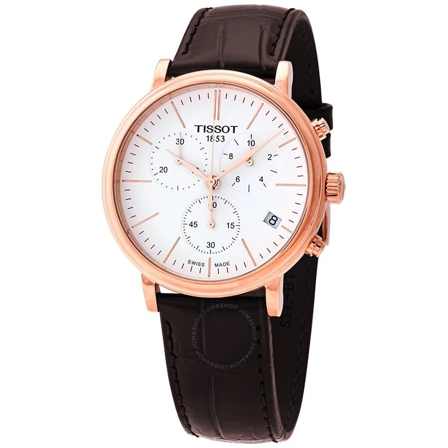 Tissot Carson Premium Chronograph Quartz White Dial Men's Watch T122.417.36.011.00 1