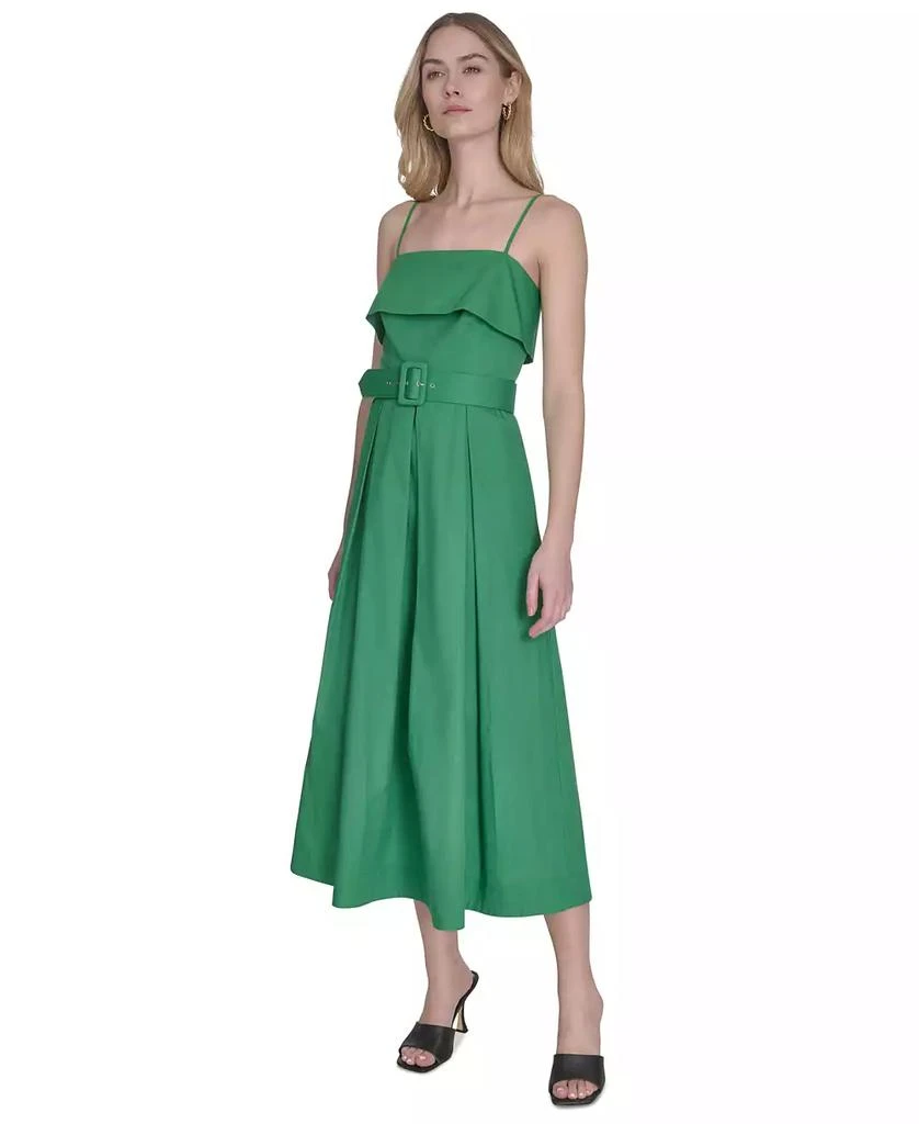 Shop Women's Cotton Belted Foldover-Neck Midi Dress on Sale at BeyondStyle   Get 65% Off Women's Cotton Belted Foldover-Neck Midi Dress with  Limited-Time Flash Deals, Exclusive Discounts, and Special Offers. Enjoy  Unbeatable