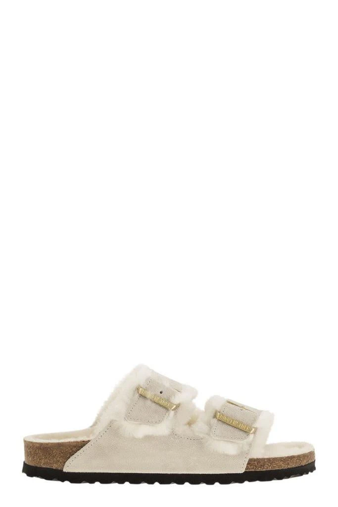 Birkenstock Birkenstock Arizona - Suede Lamb Fur Slipper 1