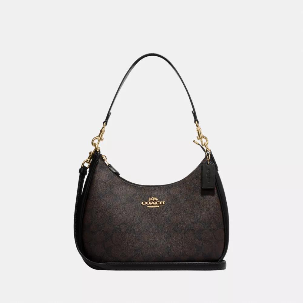 COACH® Teri Hobo Bag In Signature Canvas