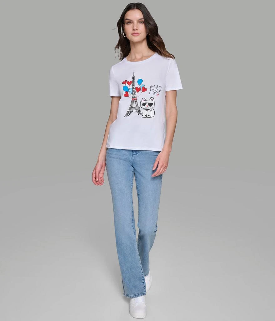Karl Lagerfeld Paris BONJOUR CHOUPETTE TEE 3