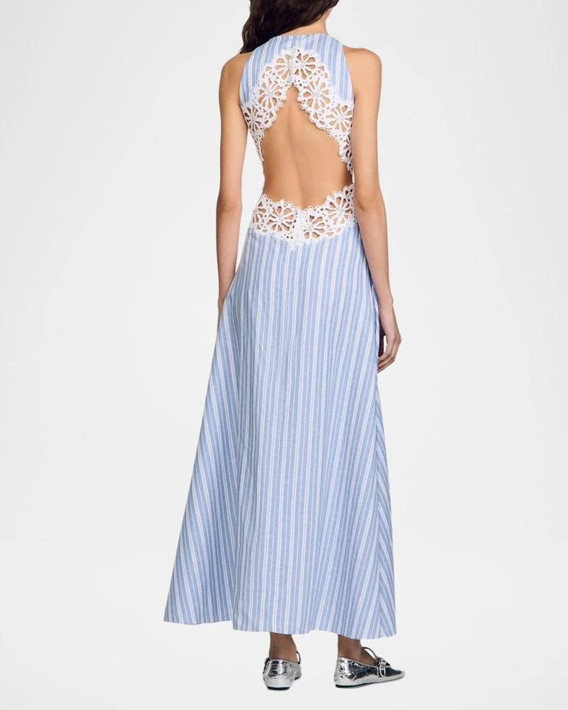 Sandro Majorelle Floral Cutwork Midi Dress - Dresses & Skirts - Free Shipping - BeyondStyle Sandro Majorelle Floral Cutwork Midi Dress - Dresses & Skirts - Free Shipping - BeyondStyle
