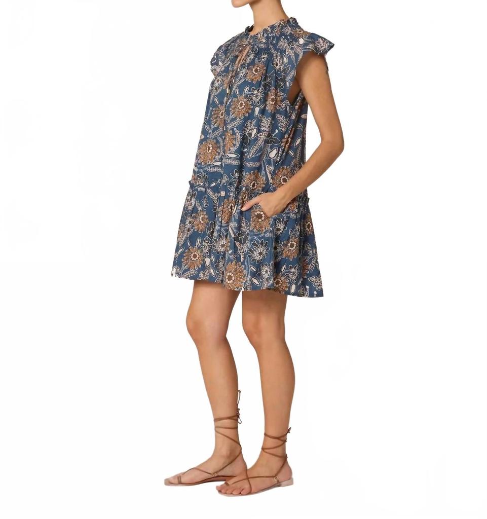 Cleobella Lydia Mini Dress In Magnolia Floral