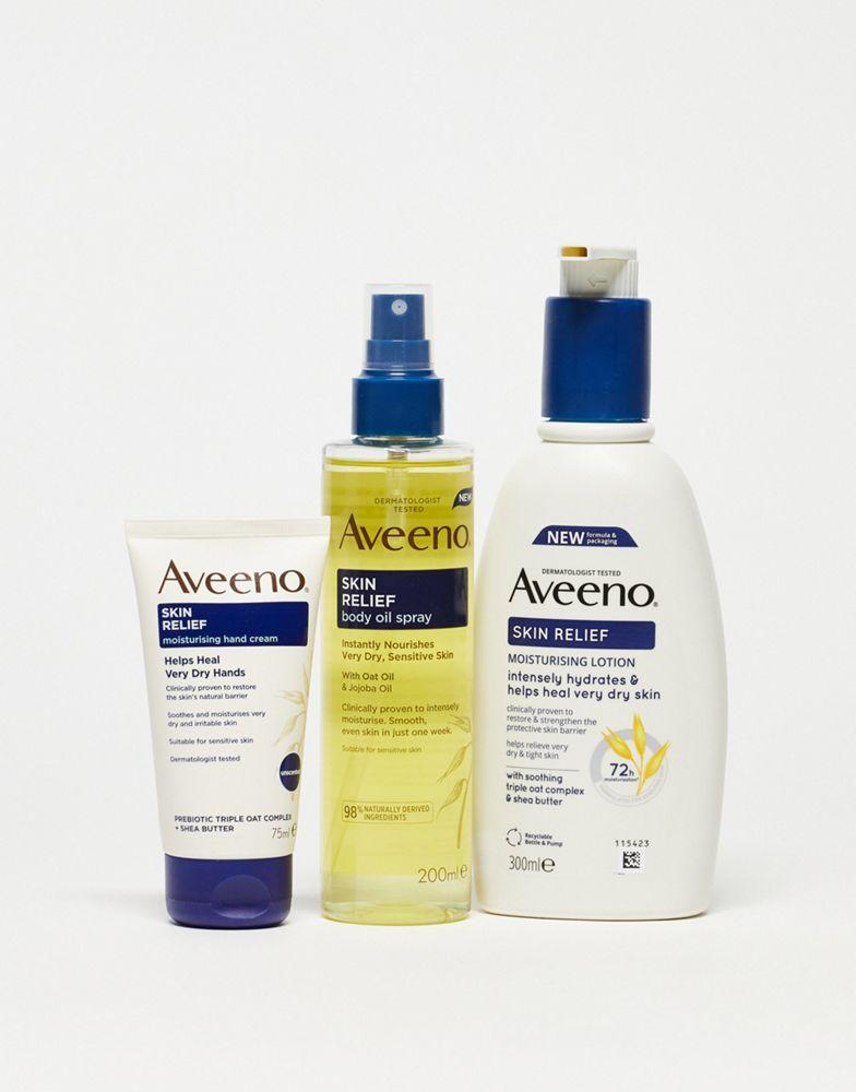 Aveeno Aveeno Skin Relief Range Gift Set ft. Body Oil Spray - 11% saving