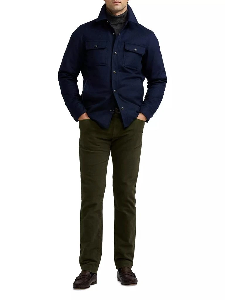 Ralph Lauren Everett Melton Wool-Blend Shirt Jacket 2