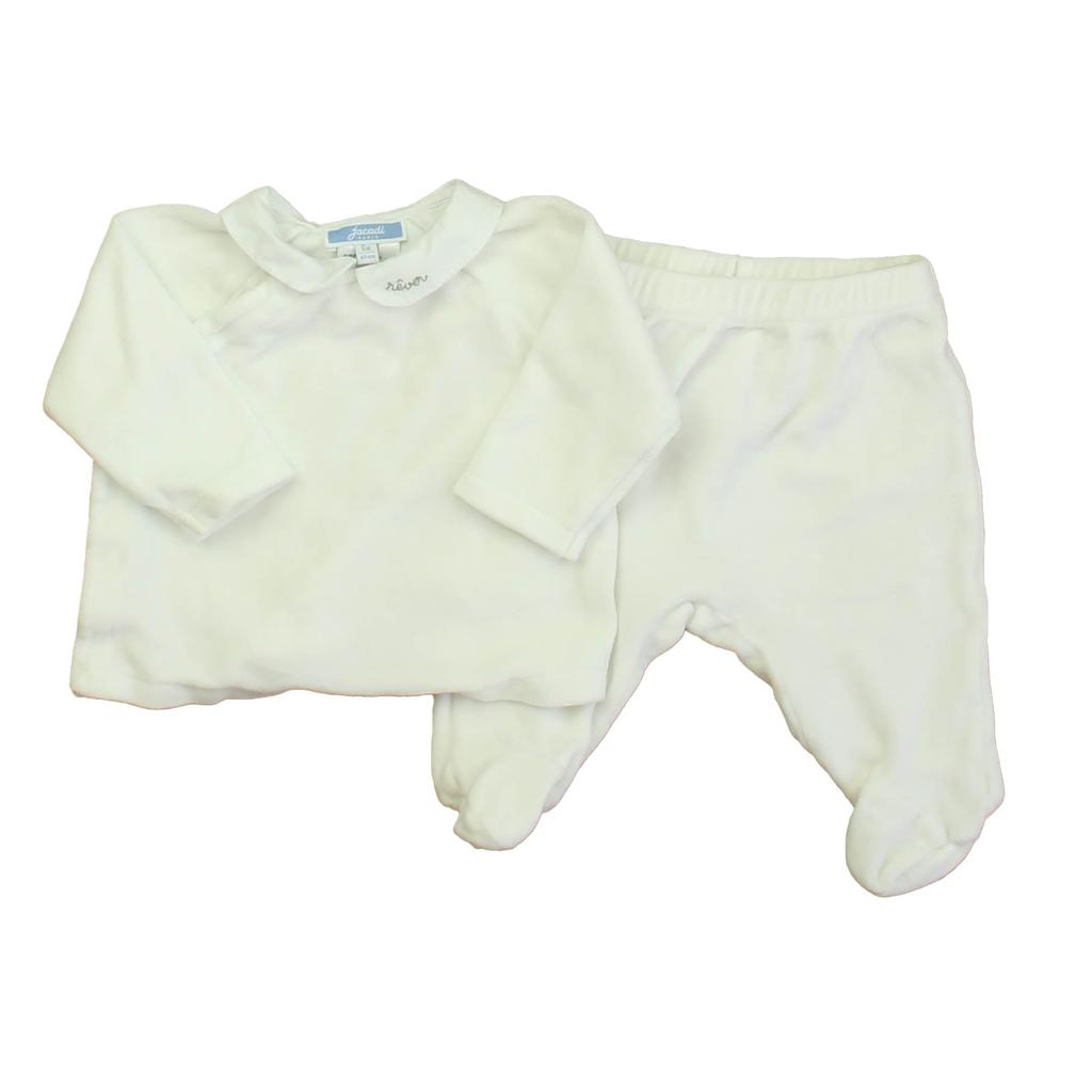 Jacadi Unisex White Apparel Sets