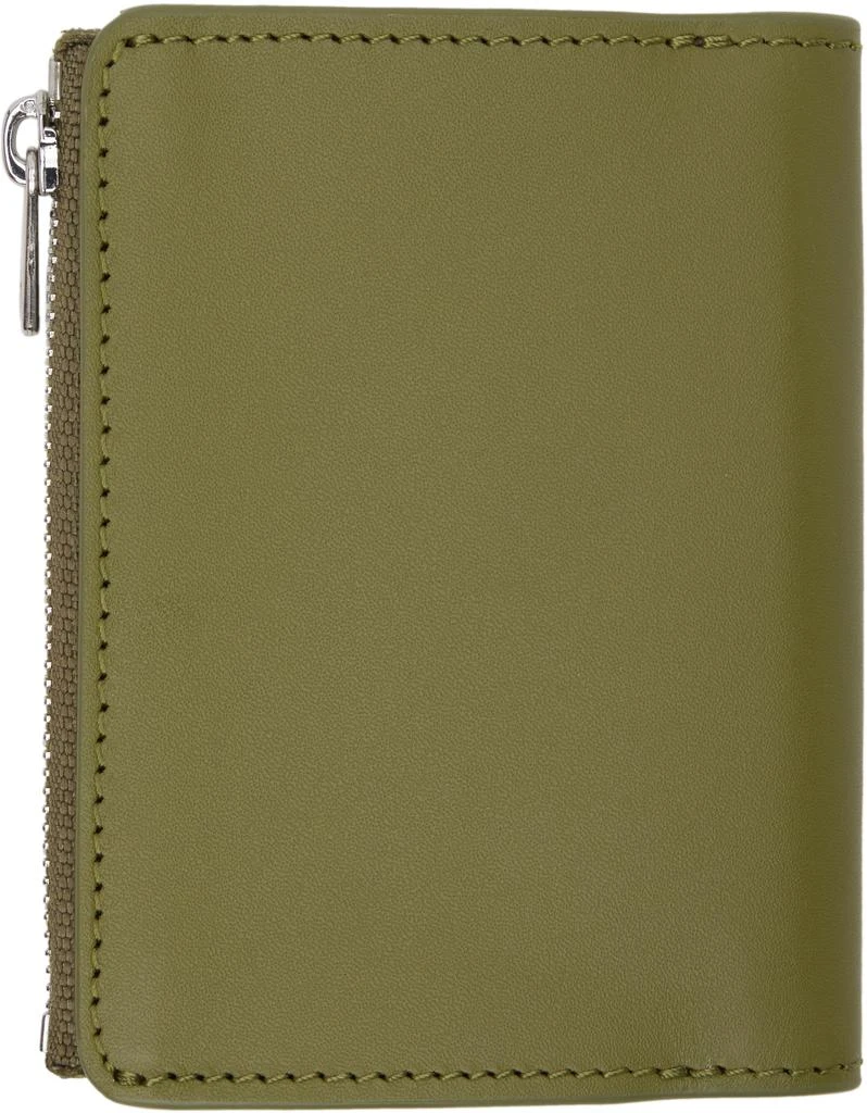 A.P.C. Green Stefan Zip Wallet 2