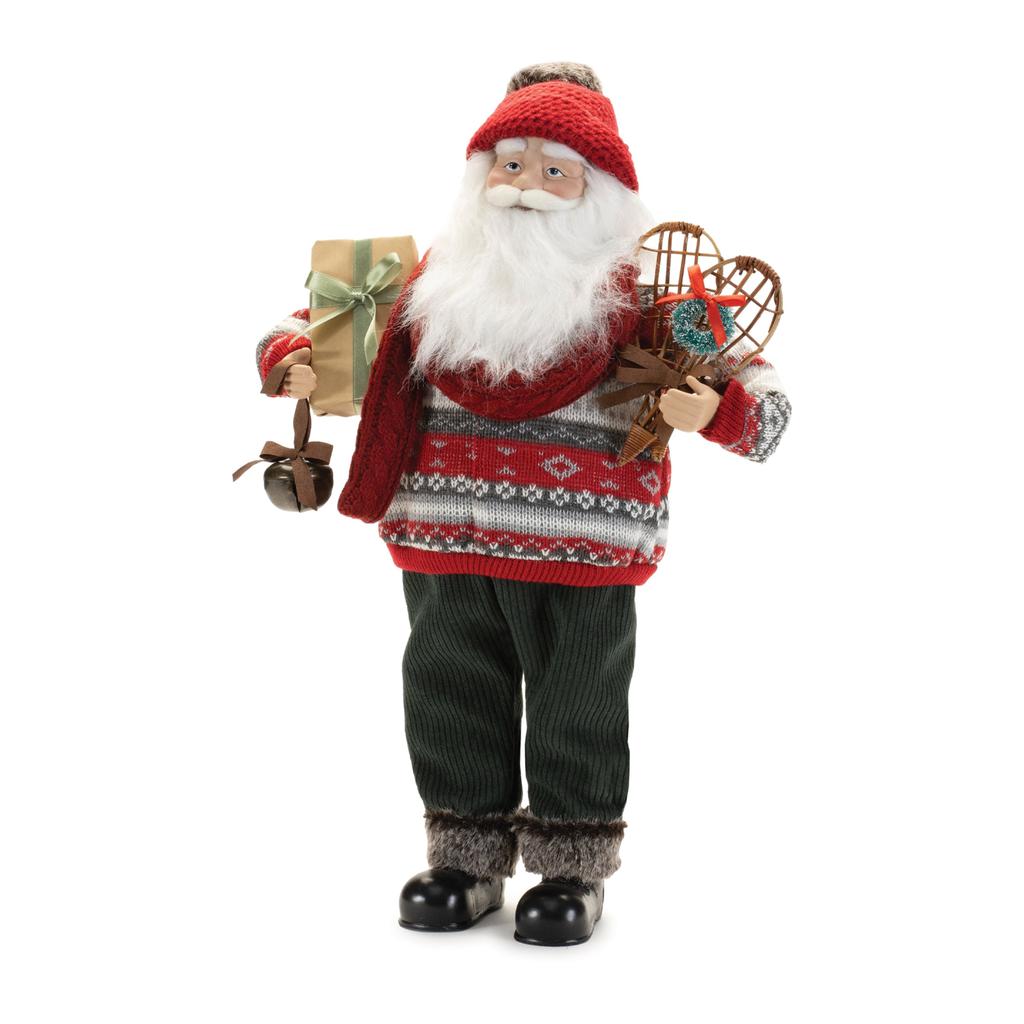 サンタ Shop Ski Santa Character with Snow Shoes 12.5