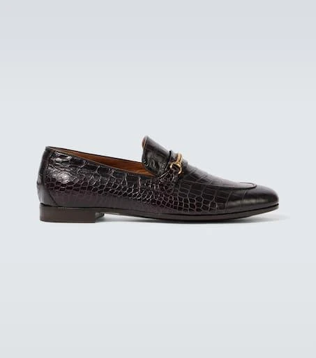 Tom Ford Gigi croc-effect leather loafers 1