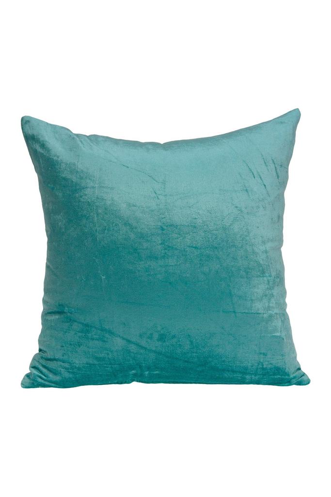 Parkland Camila Transitional Solid Pillow - 20" x 20" - Aqua
