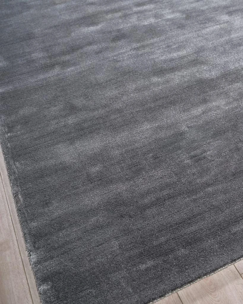 Exquisite Rugs Velutto Hand-Loomed Gray Rug, 10' x 14' 3