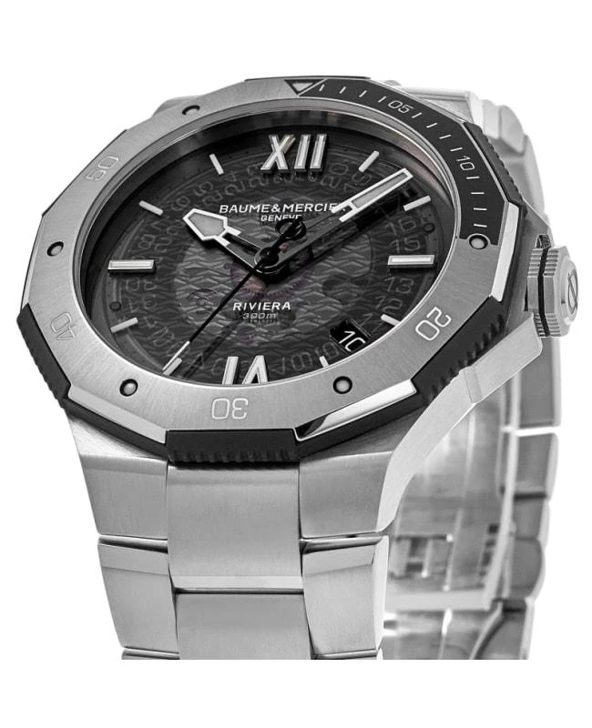 Baume & Mercier Baume & Mercier Riviera 300m Divers Smokey Grey Dial Steel  Men's Watch 10717 2