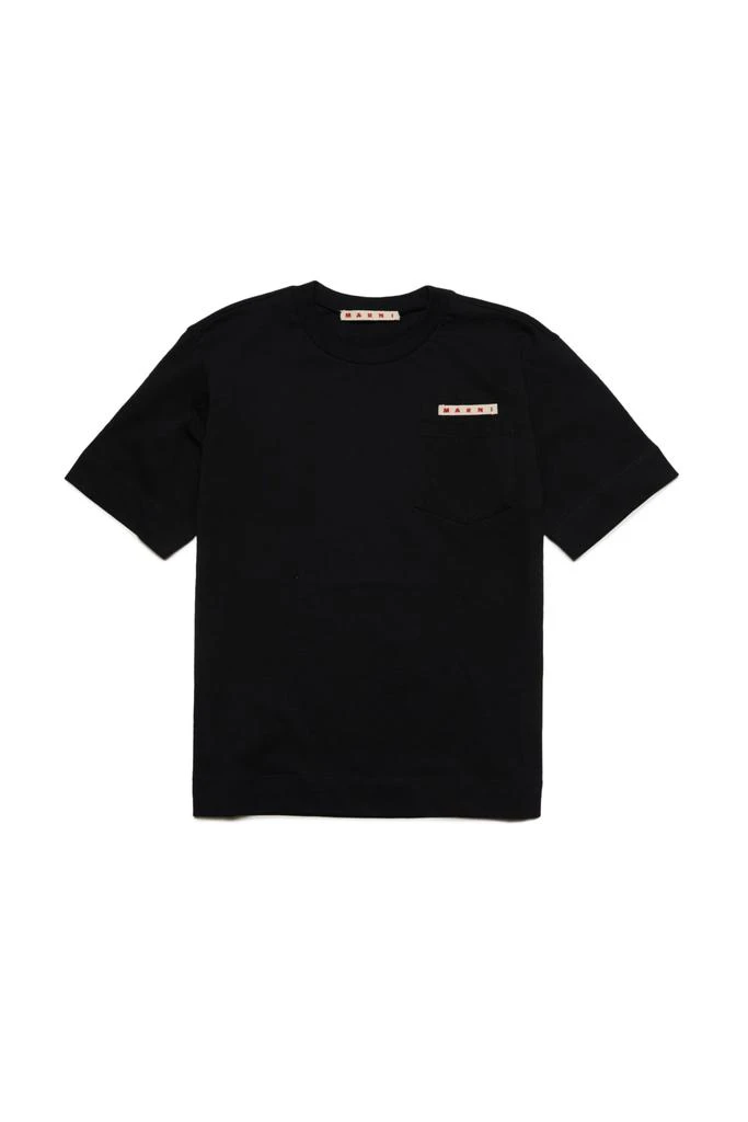 Marni Mt171u T-shirt  T-shirt With Pocket And Logo 1