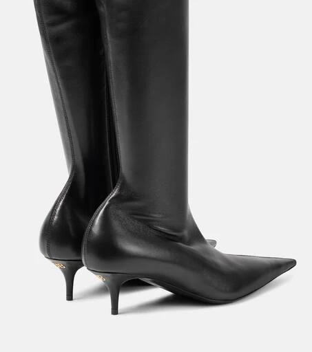 Balenciaga Avenue leather over-the-knee boots 2