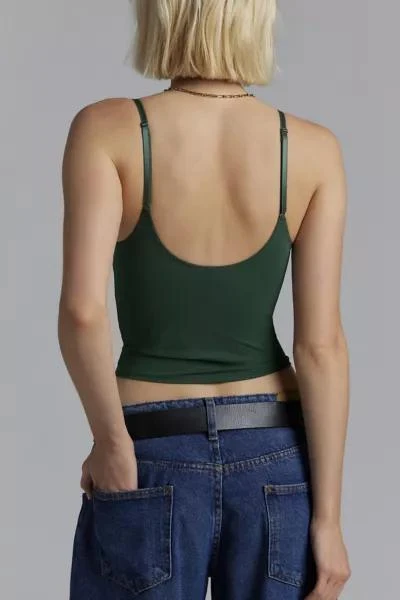 Out From Under Out From Under Je T'aime Mesh Cropped V-Neck Cami 3